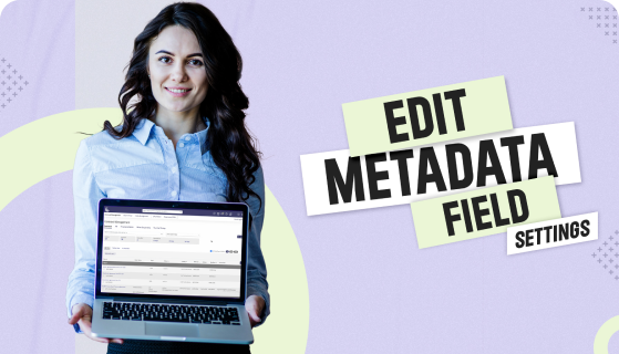 edit metadata field settings